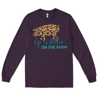 Plum Life is Better on the Farm Long Sleeve Tee - Bettercallsaul