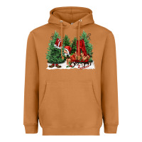 Meerkat christmas santa Heavyweight Hoodie - FaDigitalArtStudio