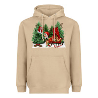 Mushroom christmas santa Heavyweight Hoodie - FaDigitalArtStudio