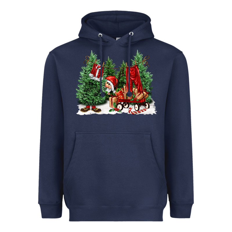 Christmas Santa Heavyweight Hoodie by FaDigitalArtStudio | Teevron