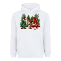 White christmas santa Heavyweight Hoodie - FaDigitalArtStudio