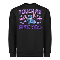 Black touch me and i will bite you Heavyweight Sweatshirt - texasbilliewilder