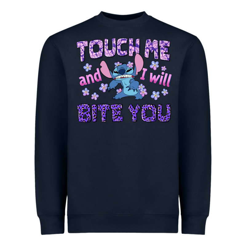 Touch Me And I Will Bite You Heavyweight Sweatshirt by texasbilliewilder | Teevron