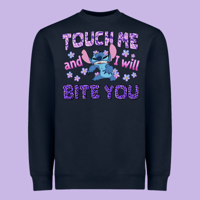 Touch Me And I Will Bite You Heavyweight Sweatshirt Designed By Texasbilliewilder