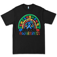 Black autism awareness rainbow Premium Tee - MaliasSmallBusiness