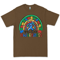 Cacao autism awareness rainbow Premium Tee - MaliasSmallBusiness
