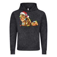 Vintage Black christmas persian cat Vintage Hoodie - LillyAllenDesigns