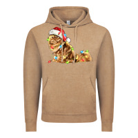 Vintage Coffee christmas persian cat Vintage Hoodie - LillyAllenDesigns