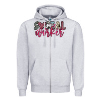 Social Worker Zipper Hoodie | Teevron