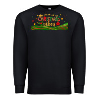 Black christmas vibes libbey glass Premium Sweatshirt - BundleAndBundleShop