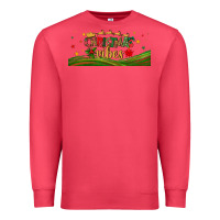 Cardinal christmas vibes libbey glass Premium Sweatshirt - BundleAndBundleShop
