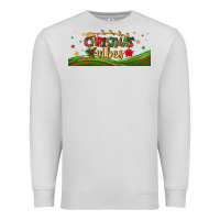 Dove Grey christmas vibes libbey glass Premium Sweatshirt - BundleAndBundleShop