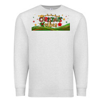 Oatmeal Heather christmas vibes libbey glass Premium Sweatshirt - BundleAndBundleShop