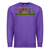 Purple christmas vibes libbey glass Premium Sweatshirt - BundleAndBundleShop