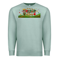 Seafoam christmas vibes libbey glass Premium Sweatshirt - BundleAndBundleShop