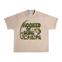 French Oak fish lures hooked on being grandpa Urban Heavy Tee - Artiststas