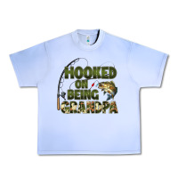 Grape Ice fish lures hooked on being grandpa Urban Heavy Tee - Artiststas