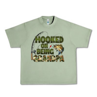 Oil Green fish lures hooked on being grandpa Urban Heavy Tee - Artiststas