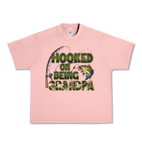 Salmon fish lures hooked on being grandpa Urban Heavy Tee - Artiststas
