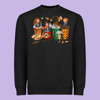 Wizards Coffee Cups Heavyweight Sweatshirt Designed By Texasbilliewilder