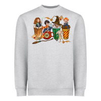 Heather Grey wizards coffee cups Heavyweight Sweatshirt - texasbilliewilder