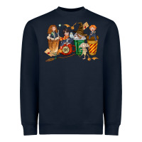 Navy wizards coffee cups Heavyweight Sweatshirt - texasbilliewilder