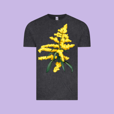 Botanical Goldenrod Vintage Tee Designed By Lillyallendesigns
