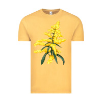 Vintage Mustard Botanical Goldenrod Vintage Tee - LillyAllenDesigns
