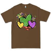 Cacao mardi gras hearts Premium Tee - MaliasSmallBusiness