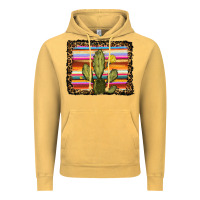 Vintage Mustard serape leopard cactus Vintage Hoodie - RanaPortraitStore