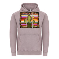Vintage Zinc serape leopard cactus Vintage Hoodie - RanaPortraitStore