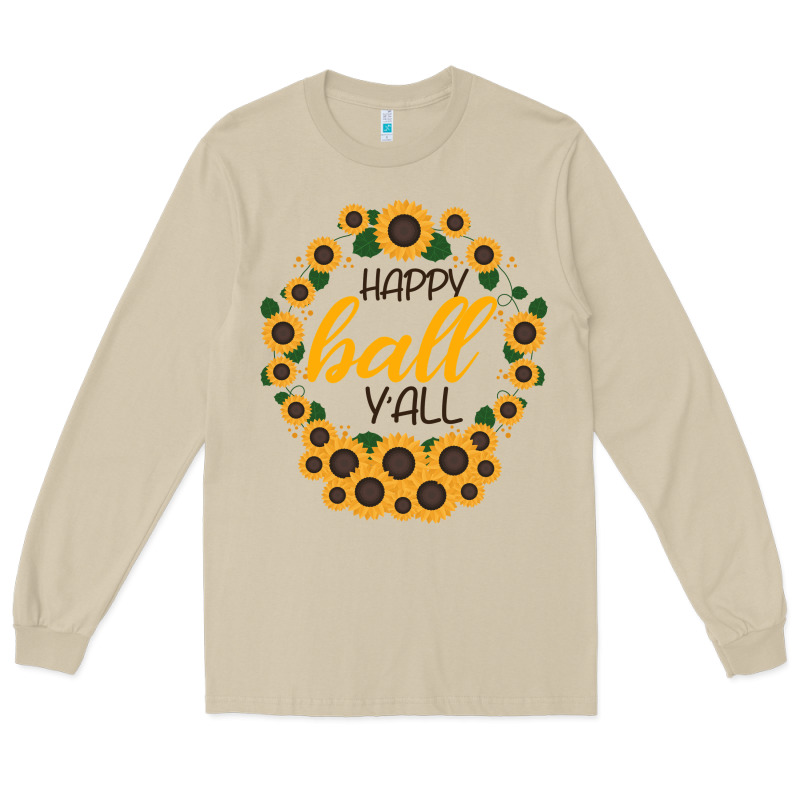 Happy Fall Sunflowers Long Sleeve Tee by Bettercallsaul | Teevron