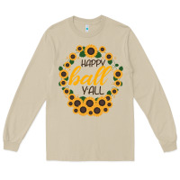 Mushroom Happy Fall Sunflowers Long Sleeve Tee - Bettercallsaul