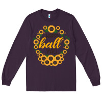 Plum Happy Fall Sunflowers Long Sleeve Tee - Bettercallsaul