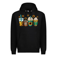 Black yellowstone coffee cups Premium Hoodie - OliviaCreatesArt