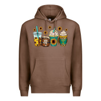 Chestnut yellowstone coffee cups Premium Hoodie - OliviaCreatesArt