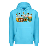 Ocean Blue yellowstone coffee cups Premium Hoodie - OliviaCreatesArt