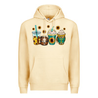 Pina Colada yellowstone coffee cups Premium Hoodie - OliviaCreatesArt