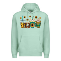 Seafoam yellowstone coffee cups Premium Hoodie - OliviaCreatesArt