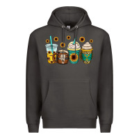 Smoke yellowstone coffee cups Premium Hoodie - OliviaCreatesArt