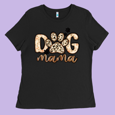 Dog Mama Ladies Tee Designed By Maliassmallbusiness