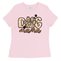 Bubblegum Pink dog mama Ladies Tee - MaliasSmallBusiness