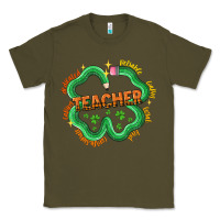 Army Green teacher st patricks day Classic Tee - LillyAllenDesigns