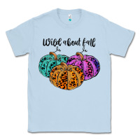 Dusty Blue wild abaut fall Classic Tee - JahusDesignShop