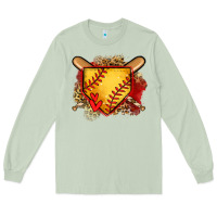 Matcha softball home plate Long Sleeve Tee - Jasminsmagicworld