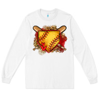 White softball home plate Long Sleeve Tee - Jasminsmagicworld