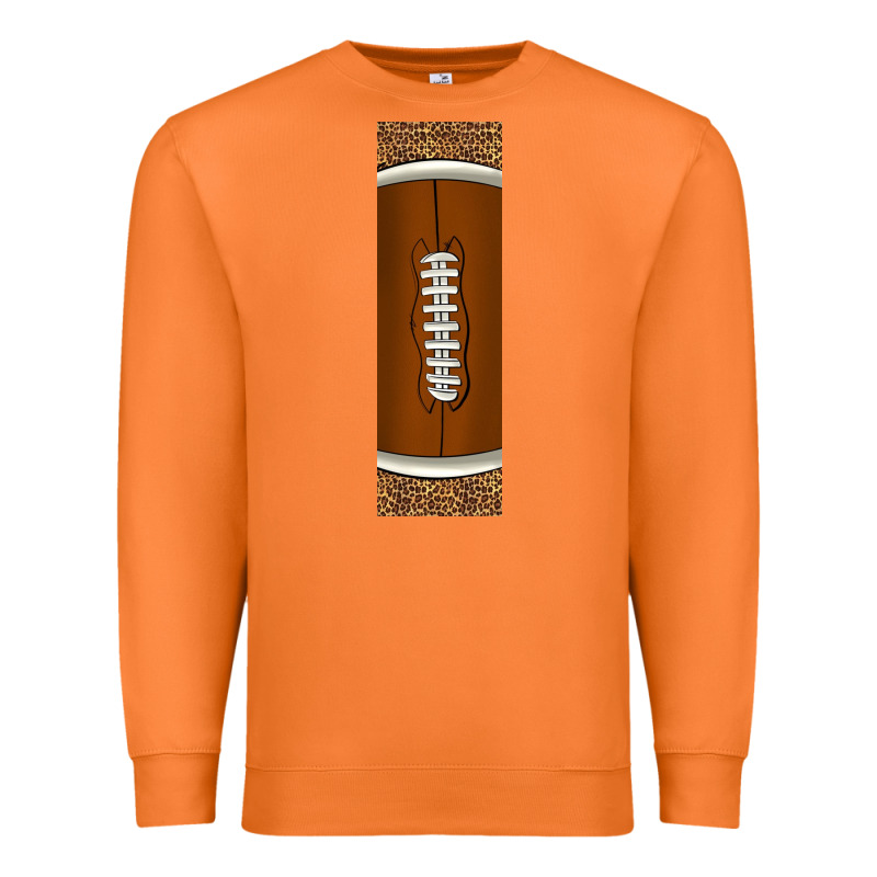 American Football With Leopard Pen Wraps Premium Sweatshirt by BundleAndBundleShop | Teevron