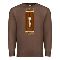 Chestnut american football with leopard pen wraps Premium Sweatshirt - BundleAndBundleShop