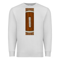 Dove Grey american football with leopard pen wraps Premium Sweatshirt - BundleAndBundleShop