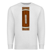 Oatmeal Heather american football with leopard pen wraps Premium Sweatshirt - BundleAndBundleShop